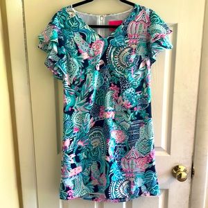 NWT Lilly Pulitzer dress. Succulent, cactus, cheetah print. Size 2